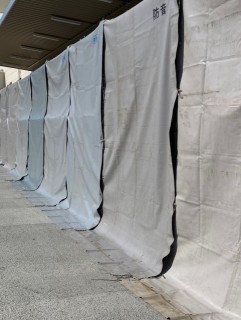 埼玉県 工場 仮設防音壁設置の画像