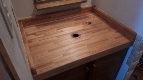 富士市　I様邸　洗面化粧台修繕工事の画像