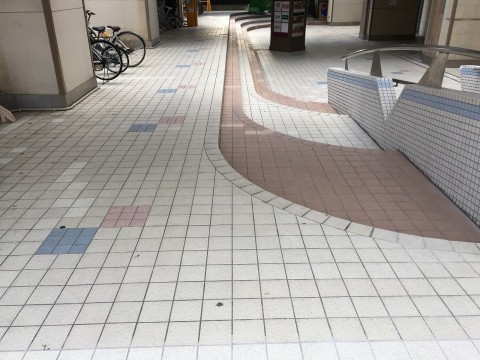 S駅商業施設外構工事の画像