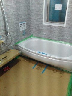 千葉県千葉市稲毛区　ユニットバス工事の画像