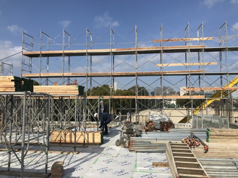 福岡県立香椎高等学校体育館改築工事の画像