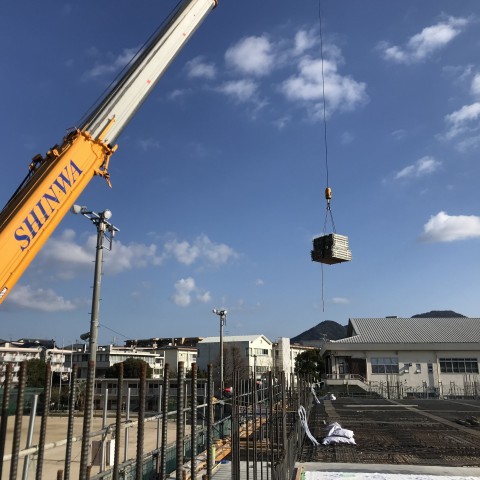 福岡県立香椎高等学校体育館改築工事の画像
