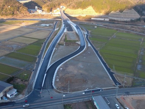 【土木工事】2017年度 (国)178号浜坂道路　浜坂IC改良（4）工事の画像