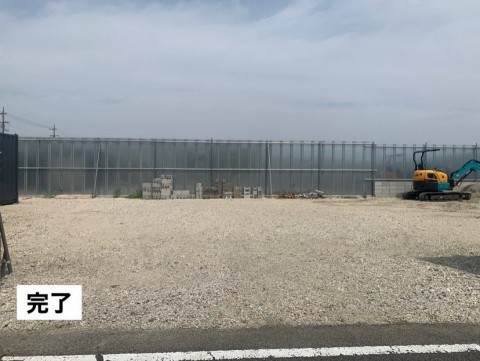 資材置場・土場　新設工事の画像