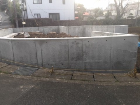 擁壁工事の画像