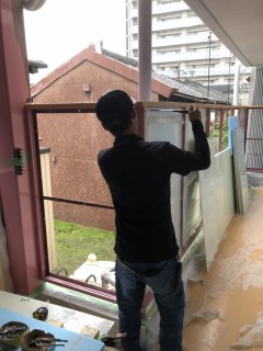 大阪府大阪市　5階建てマンション外壁塗装工事の画像