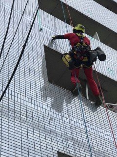 大阪府大阪市　5階建てマンション外壁塗装工事の画像
