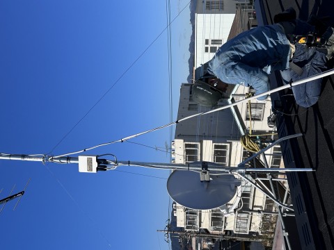 東京八王子TVアンテナ新規設置施工の画像