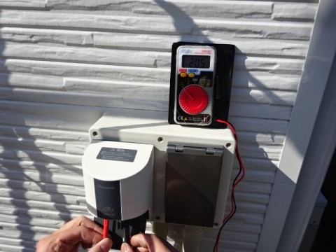 神奈川県茅ケ崎市PHEV充電用設備工事の画像