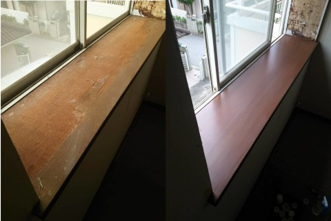 窓枠リフォームの画像