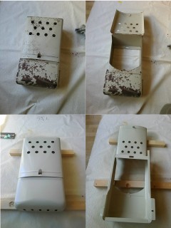 アパート郵便鉄ポストの画像