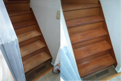 住宅階段の画像