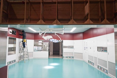 東京都　某テレビ局様　スタジオ作りの画像