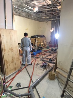 歯科医院配管工事の画像