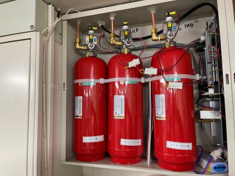 ダクト消火(厨房用自動消火装置)　更新工事の画像