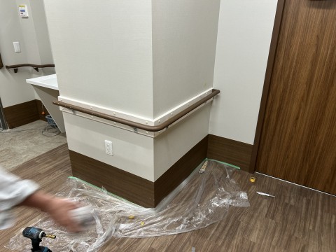 東京都目黒区介護施設手すり設置工事の画像