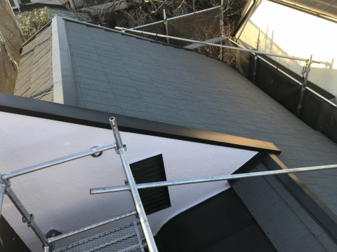 一部施工写真 屋根カバー工事の画像