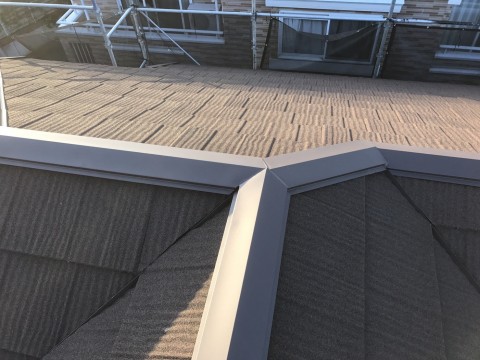 一部施工写真 屋根カバー工事の画像