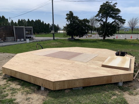 北海道滝川市 滝川キャンプサイト 北のたまゆら まるごとそらち グランピング施設新設工事の画像