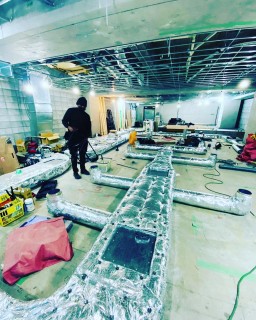 東京都　焼肉店　ダクト工事の画像