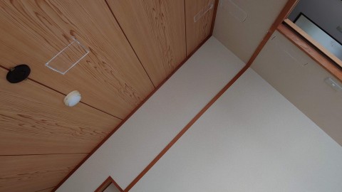 和室照明スイッチ新設工事の画像