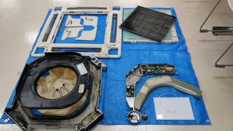 山形県　店舗　エアコンクリーニングの画像