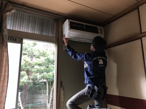エアコン取替工事の画像