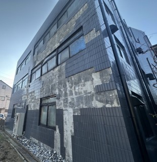 株式会社S様　外壁タイル貼り替え工事工事の画像