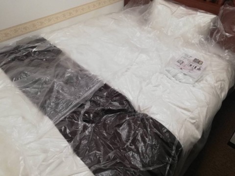 京都市中京区　ビジネスホテル　エアコンクリーニング　200台の画像