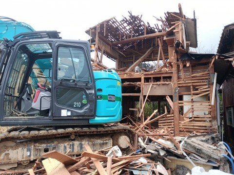 石川県七尾市公費解体／木造家屋解体工事の画像