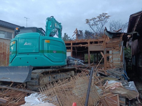 石川県七尾市公費解体／木造家屋解体工事の画像