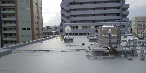 墨田区 新築マンション屋上防水工事の画像