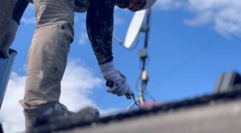 塗装工事現場①の画像