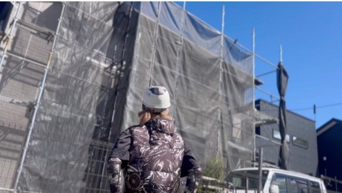 塗装工事現場①の画像