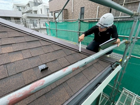 千葉県浦安市　賃貸アパート　防水・屋根工事の画像