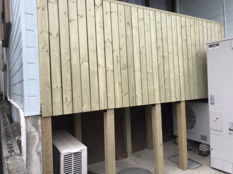 某一般家庭　ウッドデッキ交換工事の画像