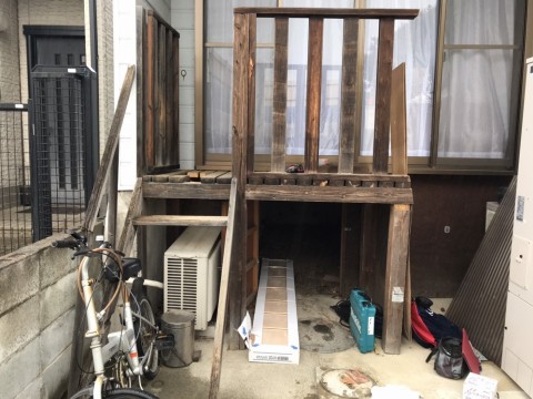 某一般家庭　ウッドデッキ交換工事の画像