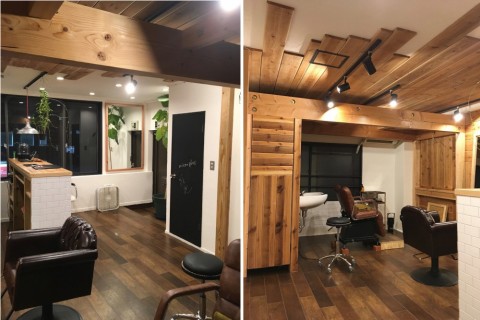 美容室　内装の画像