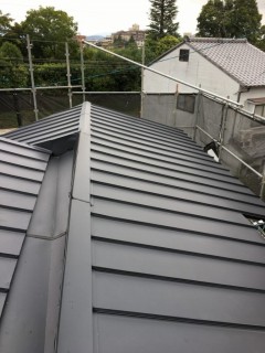 京都府K市 雨漏りによる屋根修理の画像