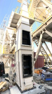 群馬県伊勢崎市　K社様　バケットエレベーター新設工事の画像