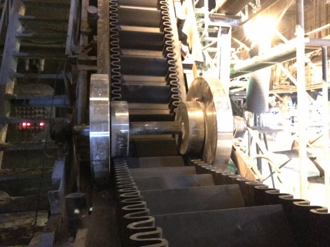 埼玉県神川町　A社様　急傾斜コンベヤ改修工事の画像