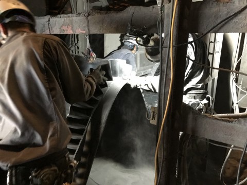 埼玉県神川町　A社様　急傾斜コンベヤ改修工事の画像