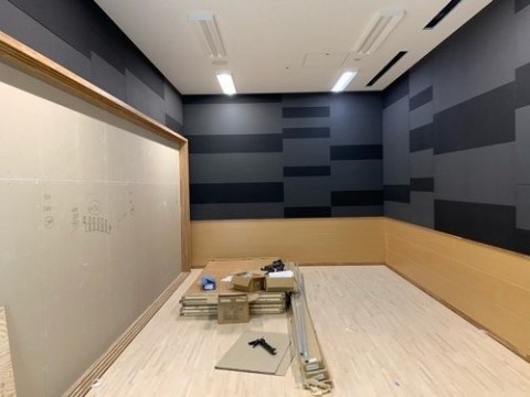 東京都、某駅前再開発プロジェクト(商業ビル)小音楽室。の画像