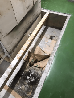 食品工場漏水工事の画像