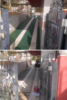 門、廊下の画像