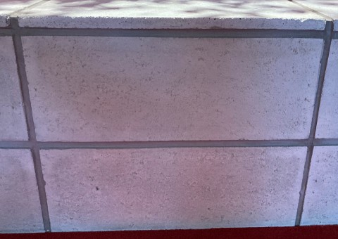 コンクリートブロック調タイル施工例の画像