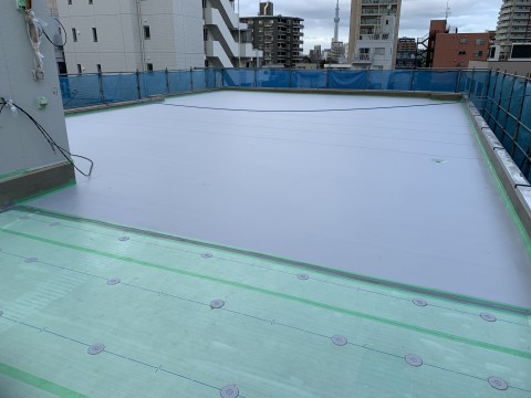 改修　塩ビシートの画像