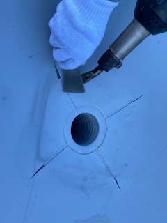 改修　塩ビシートの画像