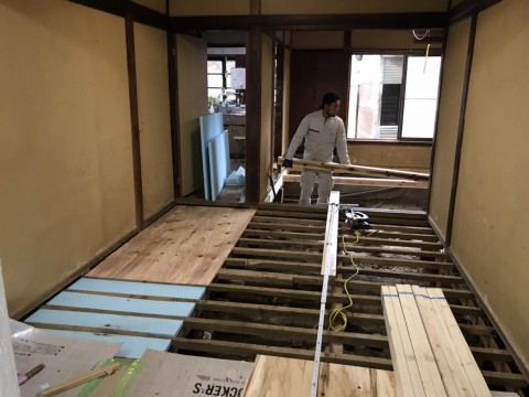 栃木県　水害住宅　復旧工事の画像