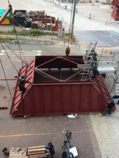 製鉄所の現場の画像